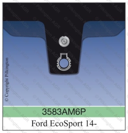 Ветровое стекло на FORD ECOSPORT B515 5RGR (ONLY FOR EUROPEAN VERSION)